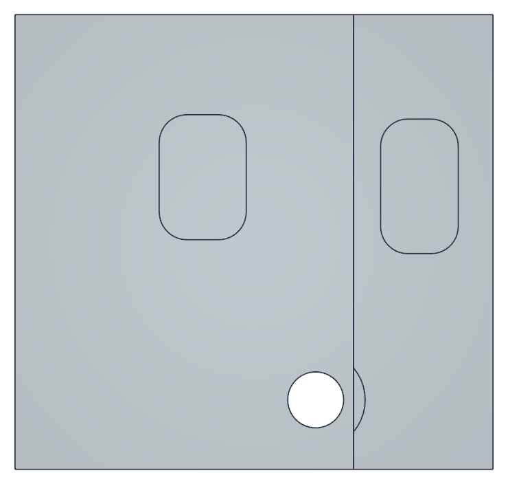Original CAD top view