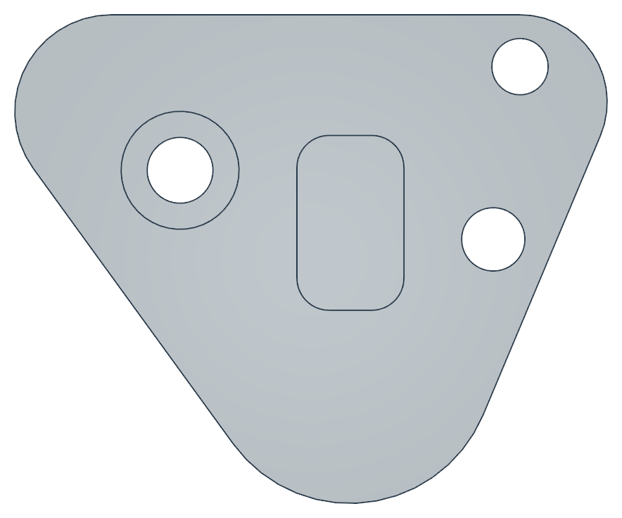 Original CAD top view