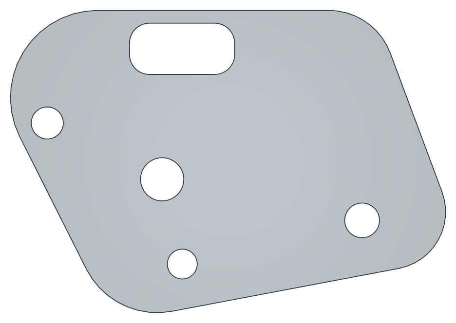 Original CAD top view